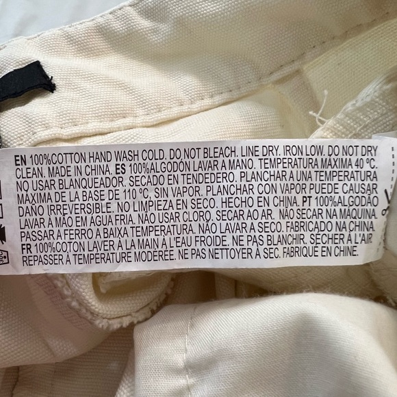 NWT Forever 21 Cream Ankle Pants - Picture 5 of 6